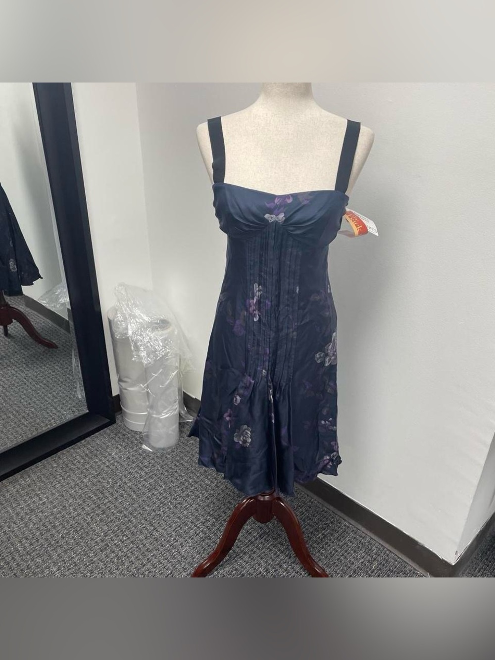 Vintage Max Mara 100% Silk Whimsigoth Mini Dress NWT